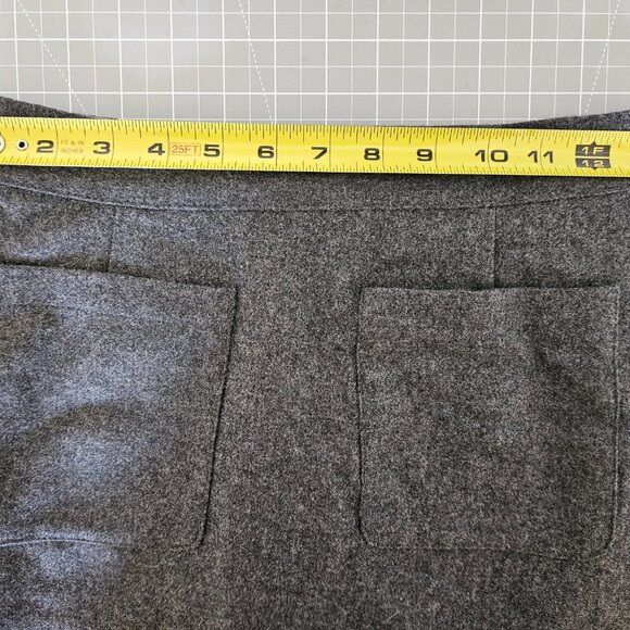 ModCloth Grey Wool Pencil Skirt - Picture 6 of 7